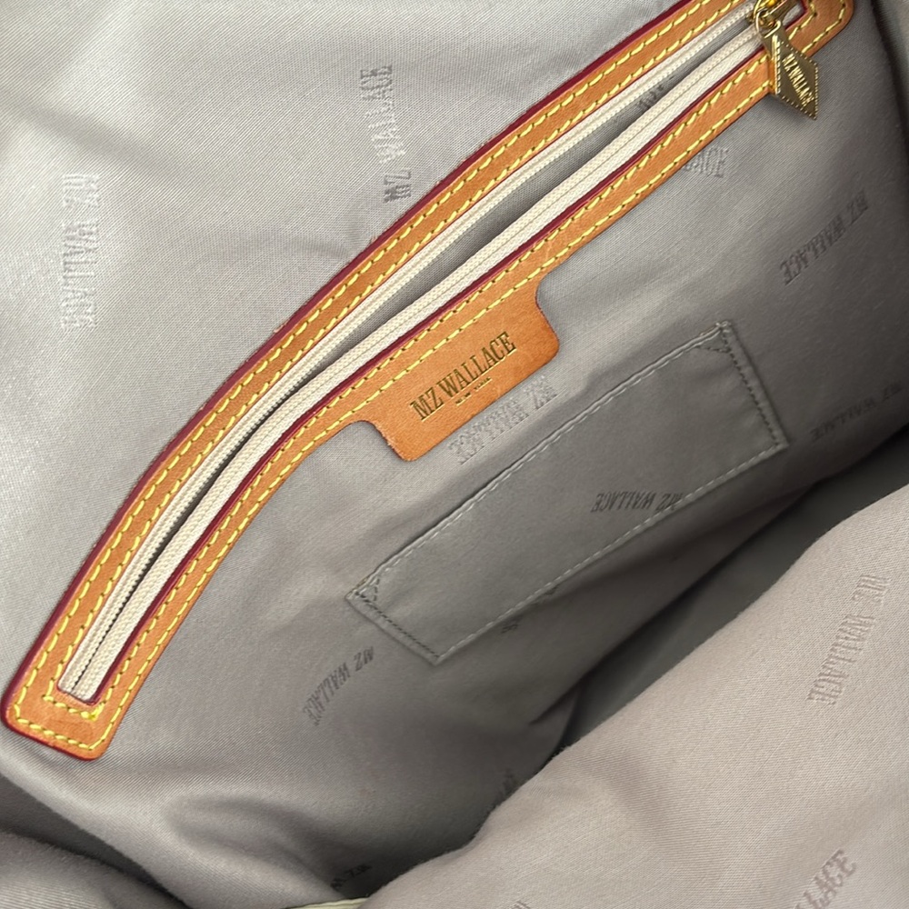MZ Wallace Chelsea Large Tote in Flax Bedford. - Picture 5 of 8